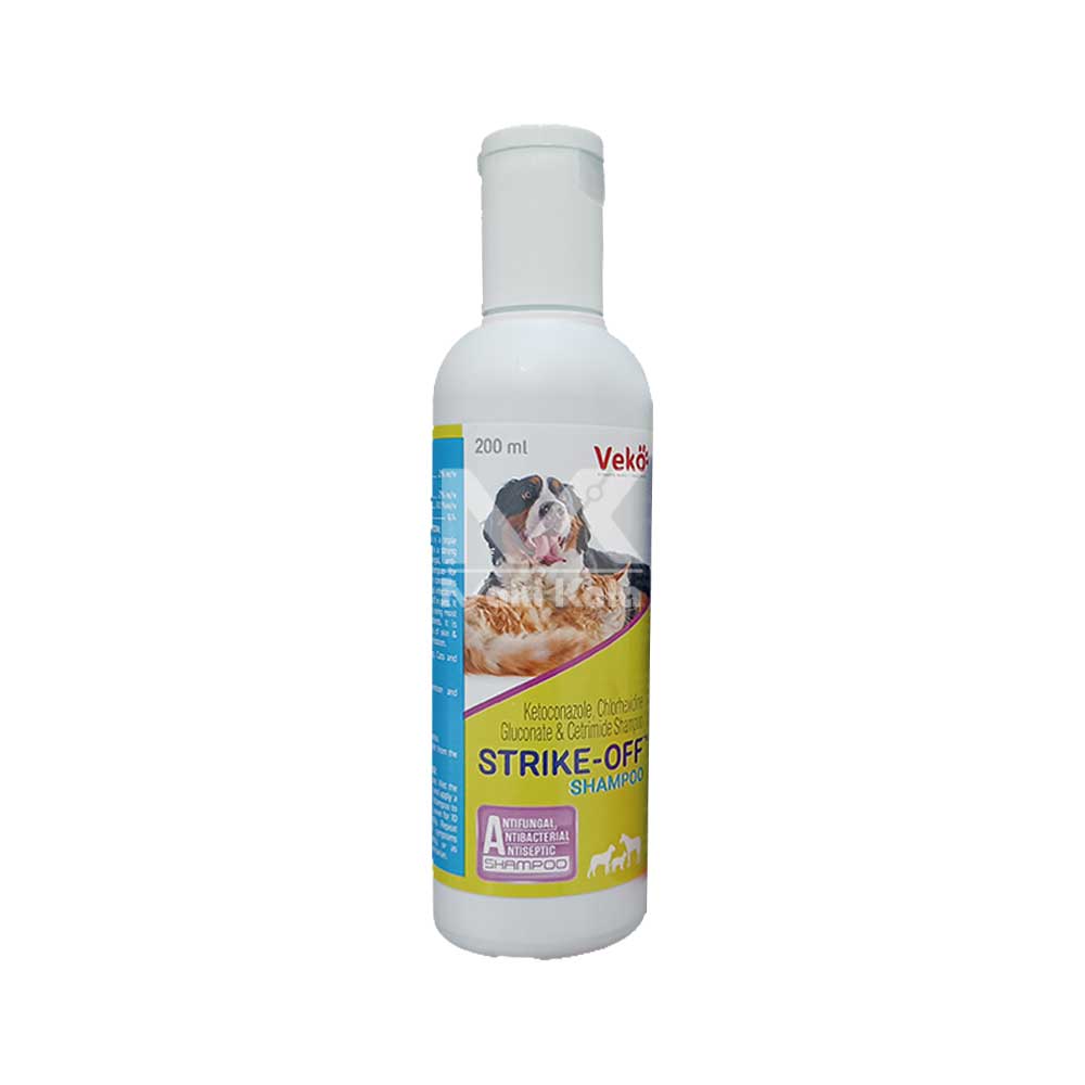 شامپو سگ و گربه درمانی استریک آف Veko Care