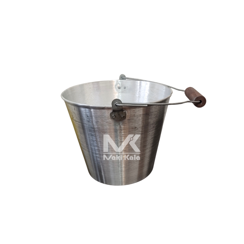 سطل آلومینیومی دستهدار دهانه 33